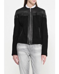 Женская черная косуха от Armani Jeans