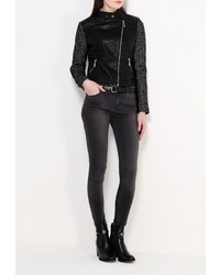 Женская черная косуха от B.Style