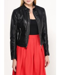 Женская черная косуха от B.Style