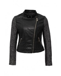 Женская черная косуха от B.Style