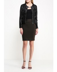 Женская черная косуха от By Swan