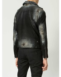 Мужская черная косуха от Numero 10