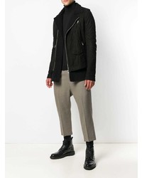 Мужская черная косуха от Rick Owens