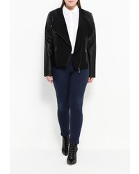 Женская черная косуха от Fiorella Rubino