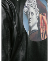 Мужская черная косуха от Off-White