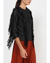 Женская черная косуха от Glamorous