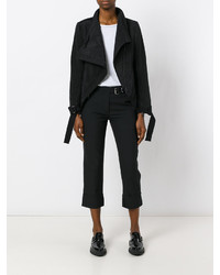 Женская черная косуха от Ann Demeulemeester