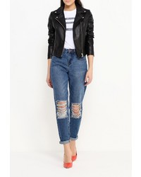 Женская черная косуха от LOST INK