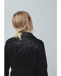 Женская черная косуха от Mango