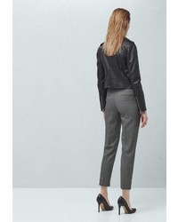 Женская черная косуха от Mango