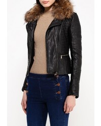 Женская черная косуха от Motivi