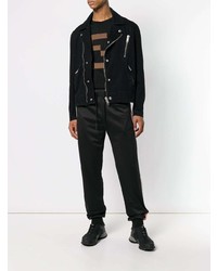 Мужская черная косуха от Givenchy