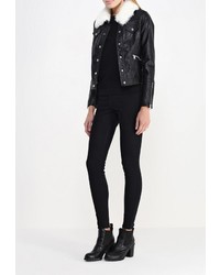 Женская черная косуха от River Island