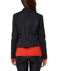 Женская черная косуха от s.Oliver Denim