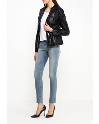 Женская черная косуха от Sisley