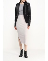 Женская черная косуха от Steven-K