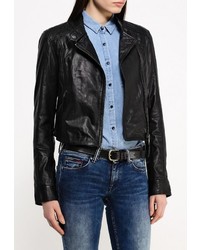 Женская черная косуха от Tommy Hilfiger Denim