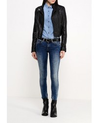 Женская черная косуха от Tommy Hilfiger Denim