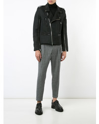 Мужская черная косуха от Ann Demeulemeester