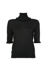 Женская черная кофта с коротким рукавом от Michael Kors Collection