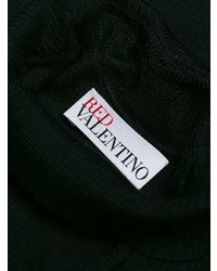 Женская черная кофта с коротким рукавом от RED Valentino