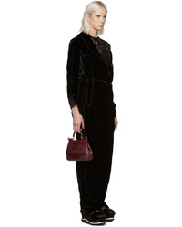 Черная кружевная блузка от Dolce & Gabbana