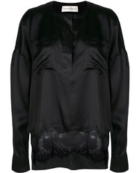 Черная кружевная блузка от Faith Connexion