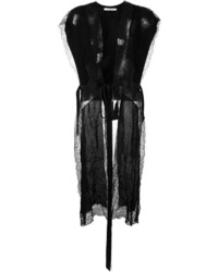 Черная кружевная блузка от Givenchy