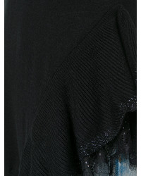 Черная кружевная блузка от Twin-Set