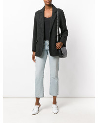 Черная кружевная блузка от Blugirl