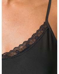 Черная кружевная блузка от Blugirl