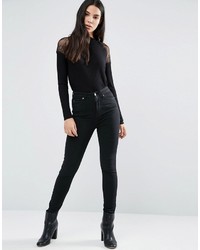 Черная кружевная блузка от Vero Moda