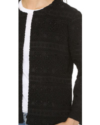 Женская черная кружевная куртка от Anine Bing