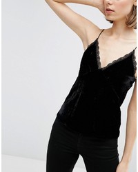 Женская черная кружевная майка от Daisy Street