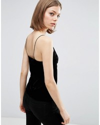 Женская черная кружевная майка от Daisy Street