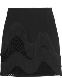 Черная кружевная мини-юбка от Stella McCartney