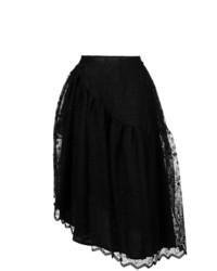 Черная кружевная пышная юбка от Simone Rocha