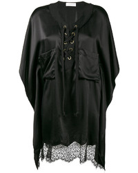 Женская черная кружевная рубашка от Faith Connexion