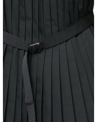 Женская черная кружевная футболка от Sacai