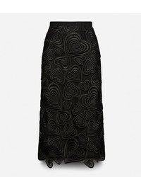 Черная кружевная юбка-карандаш от Christopher Kane