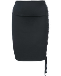 Черная кружевная юбка от Alexandre Vauthier