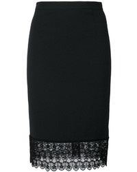 Черная кружевная юбка от Dsquared2