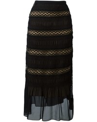 Черная кружевная юбка от No.21