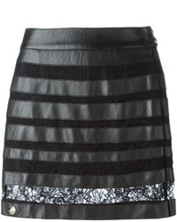 Черная кружевная юбка от Philipp Plein