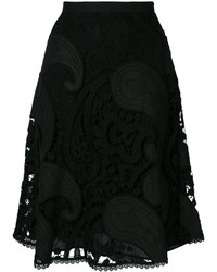 Черная кружевная юбка от See by Chloe
