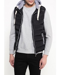 Мужская черная куртка без рукавов от M&amp;2