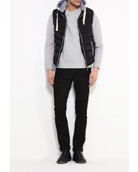 Мужская черная куртка без рукавов от M&amp;2