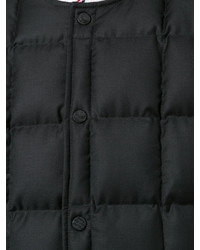 Мужская черная куртка без рукавов от Thom Browne
