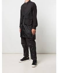 Мужская черная куртка без рукавов от Engineered Garments