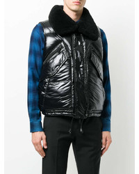 Мужская черная куртка без рукавов от DSQUARED2